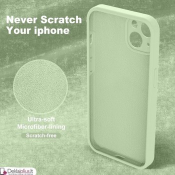Liquid Air silikoninis dėklas su kameros apsauga - žalias (Apple Iphone 15 Plus) Liquid Air silikoninis dėklas su kameros apsauga - žalias (Apple Iphone 15 Plus)